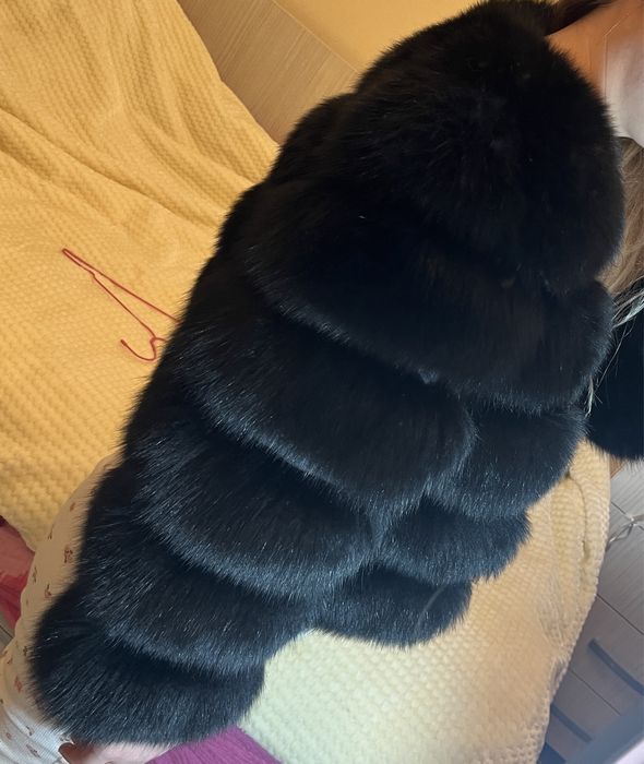 Blană naturală Vulpe Neagra