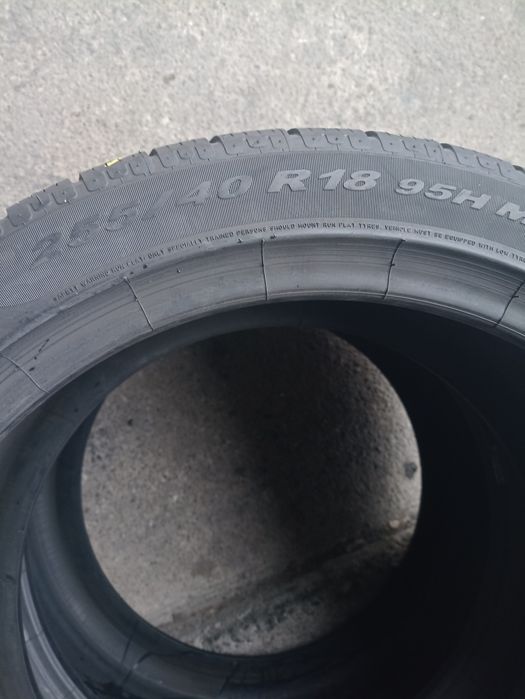 4 anvelope RunFlat de iarna Pirelli 2x255/40 R18 2x225/45 R18 dot 3519