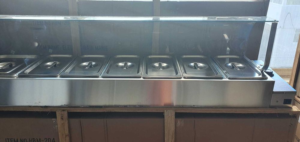 REDUCERE Vitrina calda bainmarie profesionala 2m TRANSPORT GRATUIT