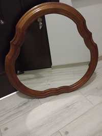Oglindă rustică cu ramă din stejar