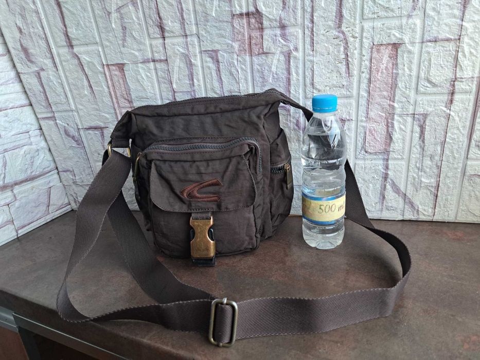 мъжка чанта Camel ,малка текстилна чантичка,торба