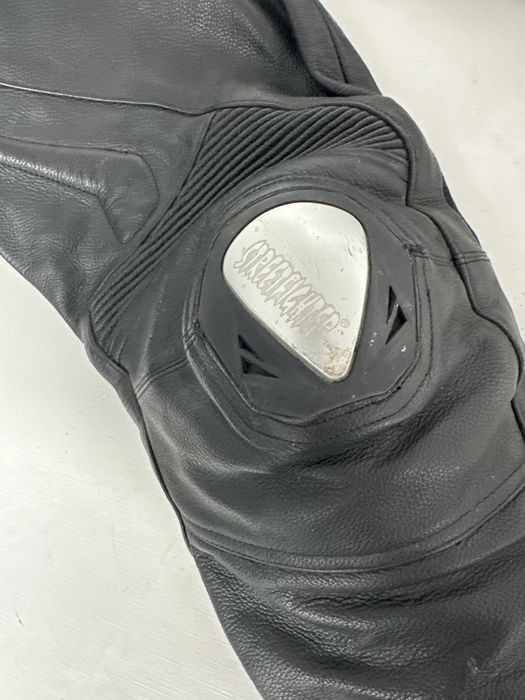 Pantaloni moto piele Streetfighter 50 cu protectii hard