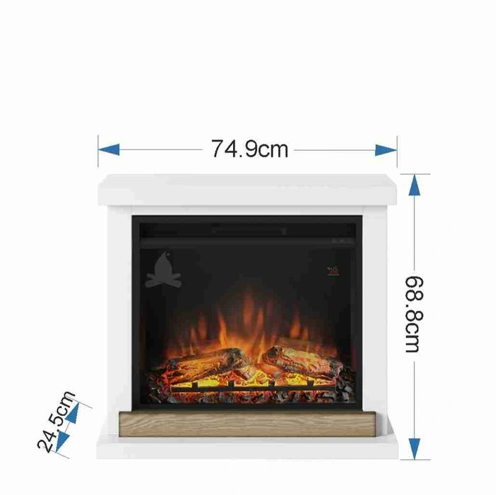 Hagen Pure White semineu electric alb