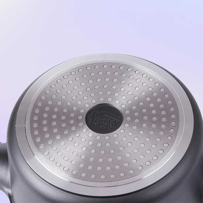 Касерола с капак 22 см подходяща за всички видове котлони и индукция