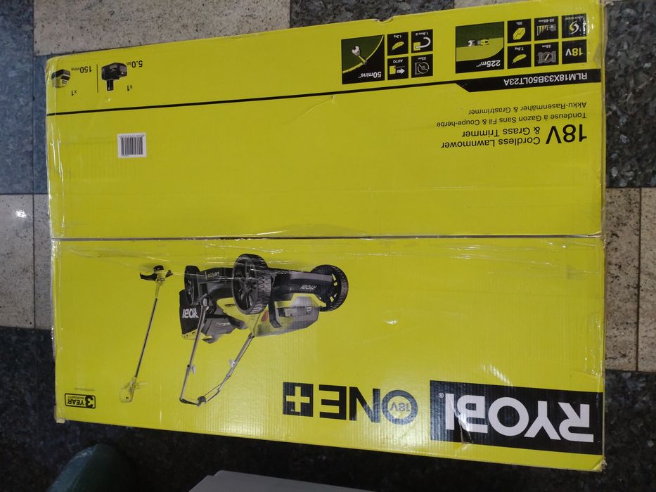 Mașina de tuns iarba Ryobi+set trimmer nou