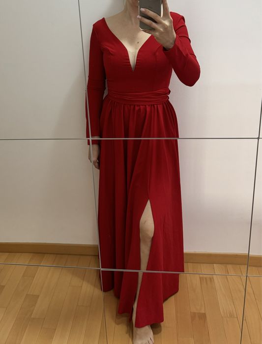 Rochie rosie marime s