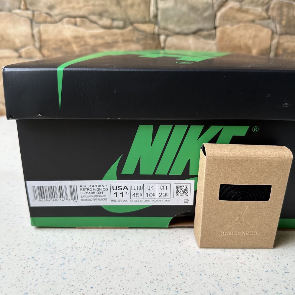 Air Jordan 1 High Lucky Green 45.5