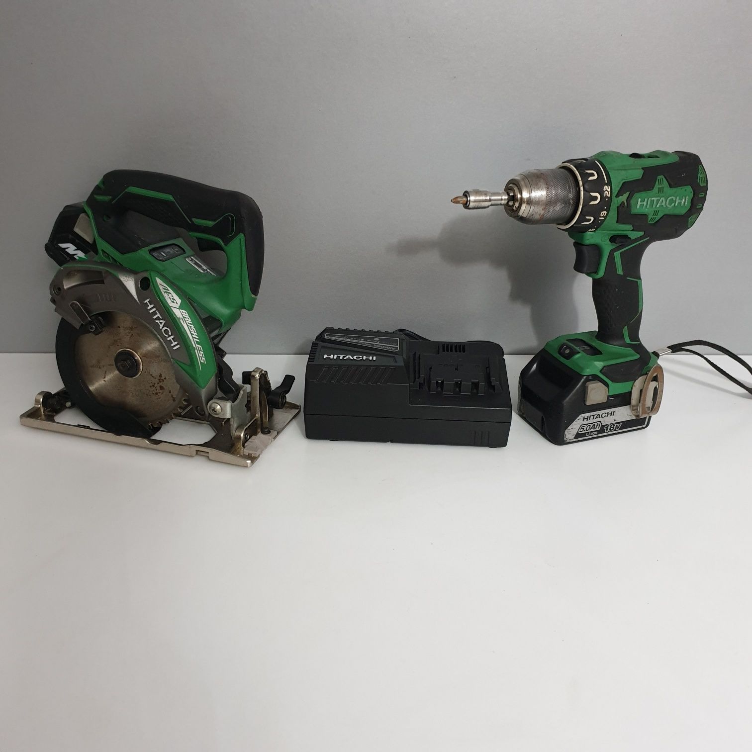 Set Hitachi Filetanta + Circular de mână 18V
