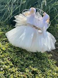 Детска Бяла рокля Салзара Salzarra