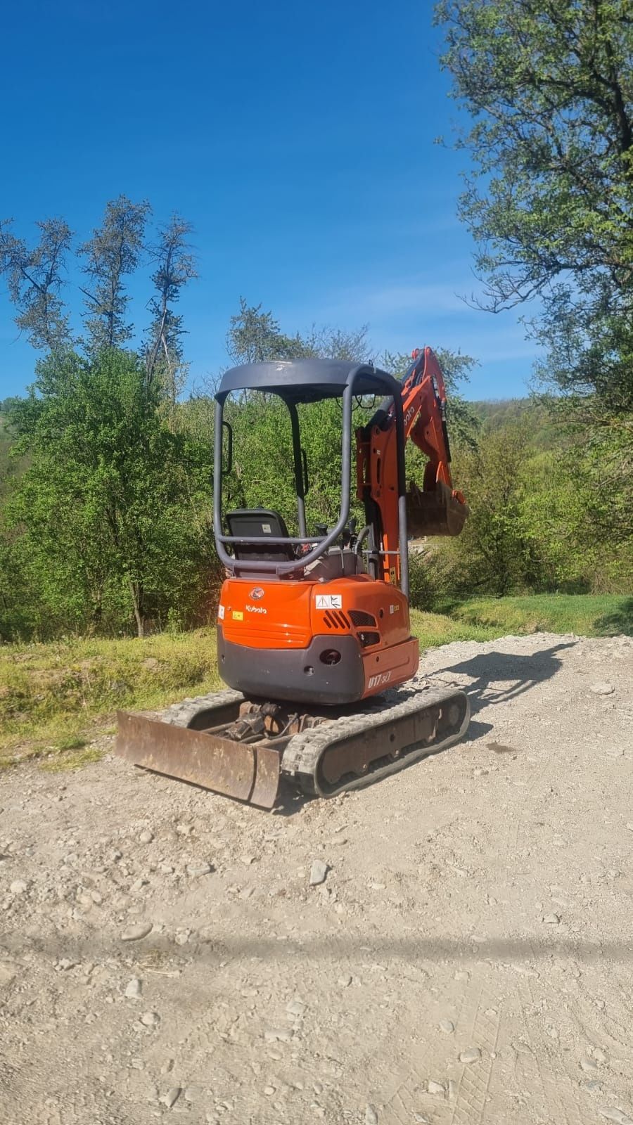 Vand miniexcavator kubota u17 An 2014