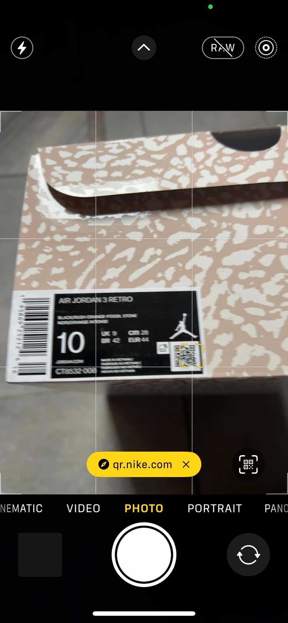 Jordan 3 Desert Elephant 44 Номер