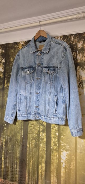 Geaca denim, blug Zara. Scurta. Impecabila