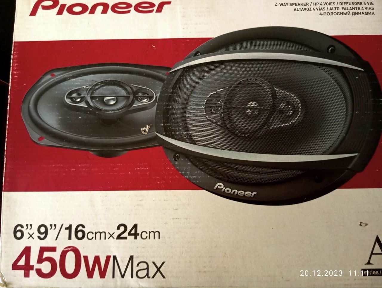 Автомагнитола с колонками Pioneer