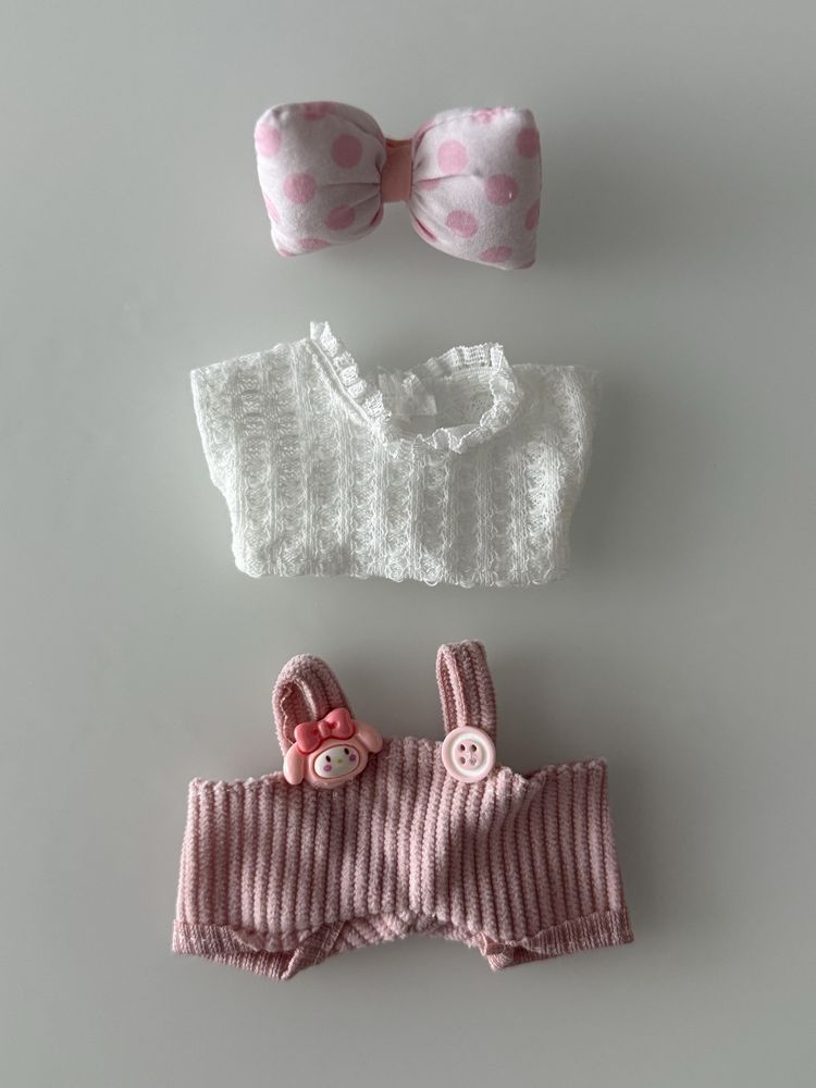 Labubu Stitch , чанта и дрешки за лабубу