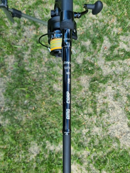 Vând set lanseta osako amg carp tx5 +mulineta osako lizard 6000