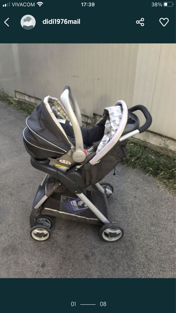Бебешка количка 3в1 Graco