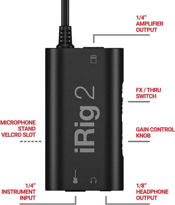 iRig 2 мобилен интерфейс за китара и бас