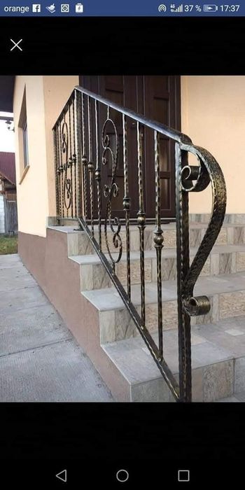 Balustrada din fier forjat