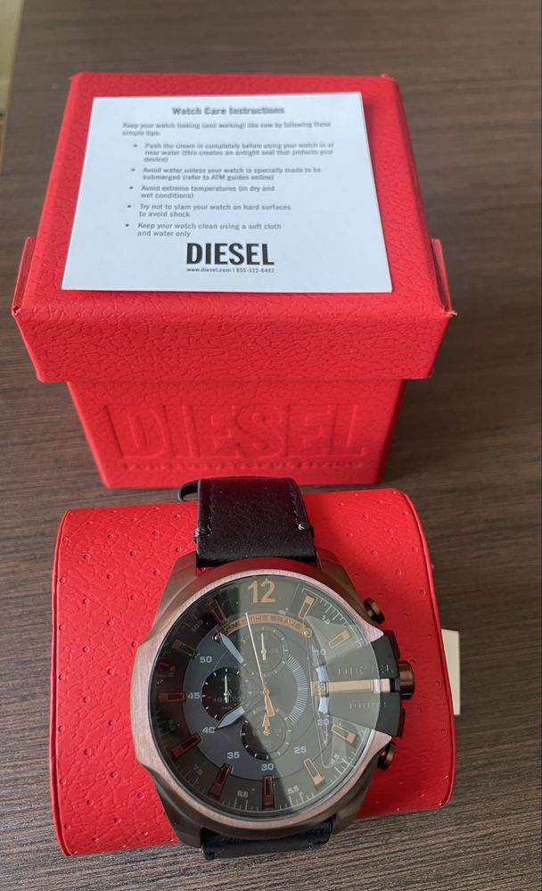 Автентичен Мъжки часовник Diesel DZ4459 Mega Chief Chronograph