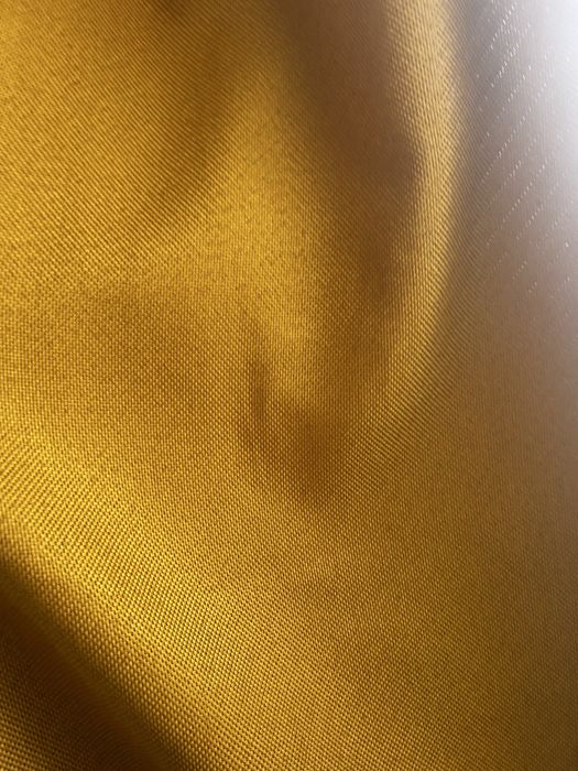 Draperii de in, culoare mustar