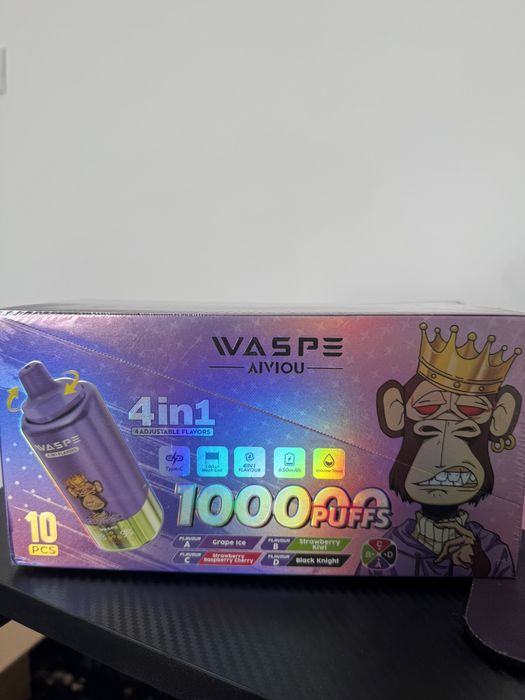 Vape 100k reincarcabil 4 in 1 Red Bull si multe alte arome
