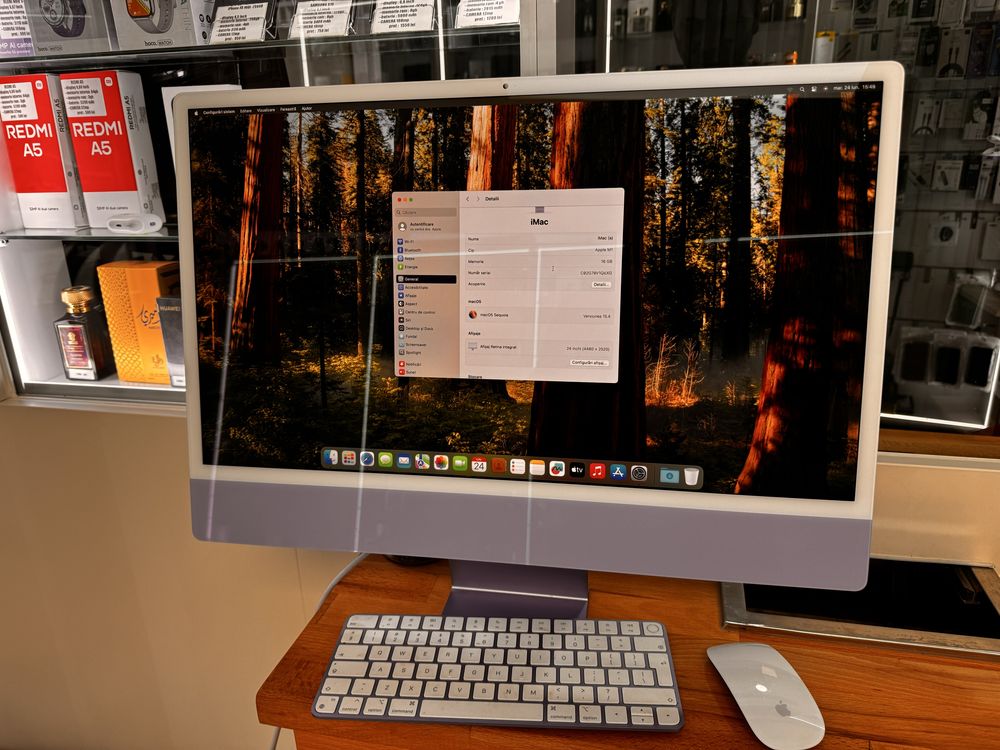 iMac 24” M1 16gb 1tb ca nou