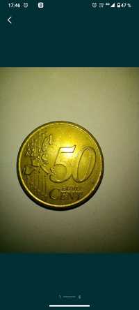 Monezi 1 , 2 și 50 eurocenți