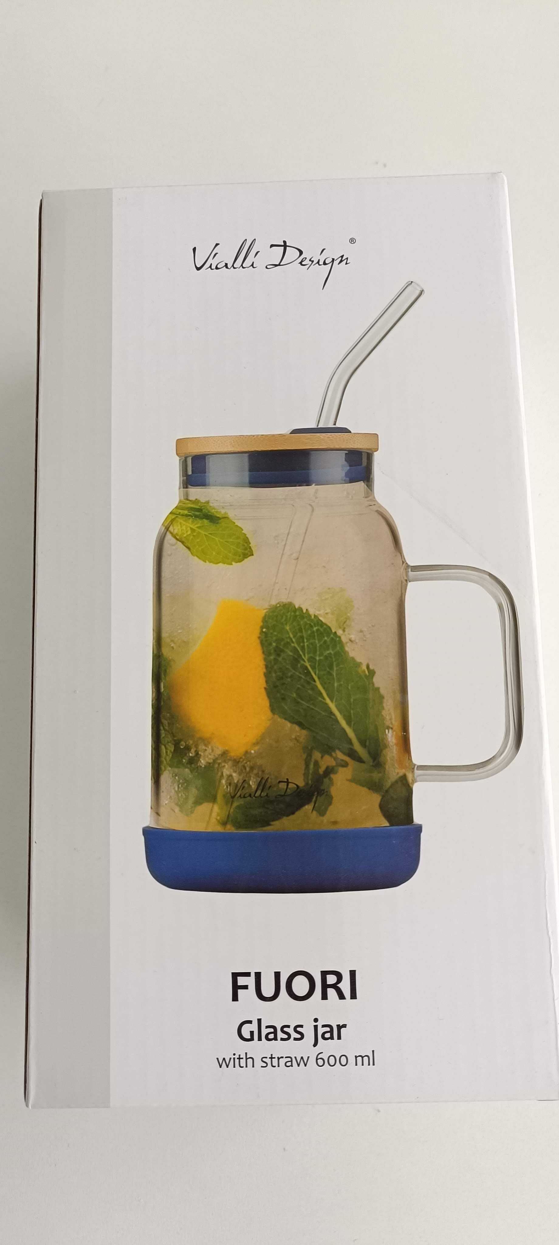 Стъклена чаша / буркан за коктейли 600 ml