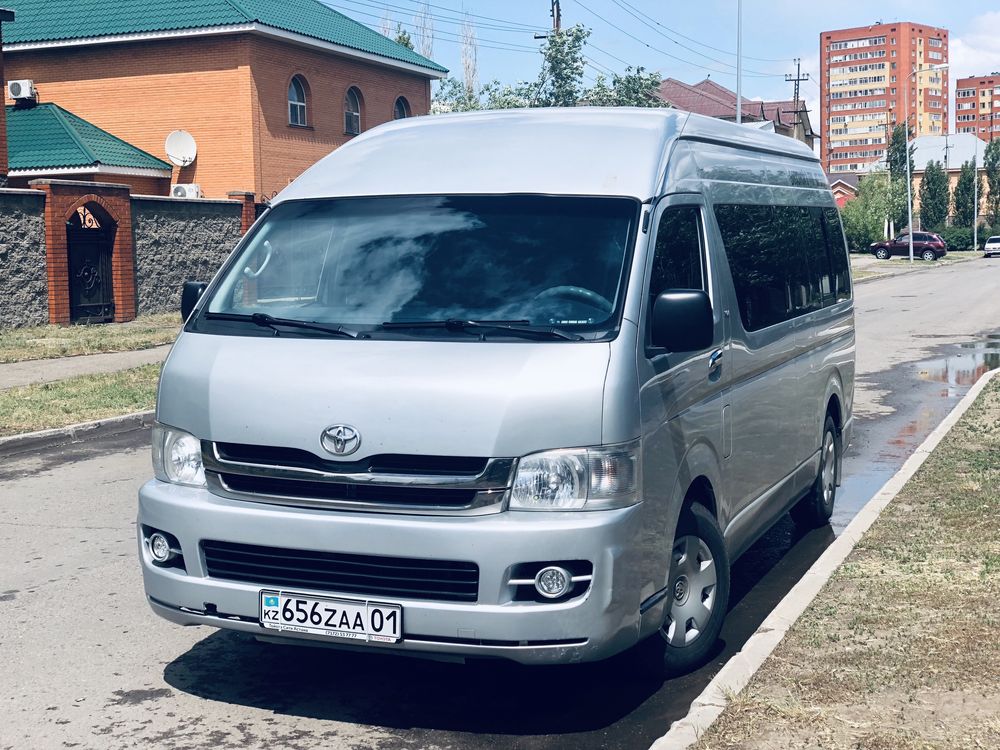 Аренда микроавтобуса Тойота хайс Hiace трансфер межгород развозка 24/7