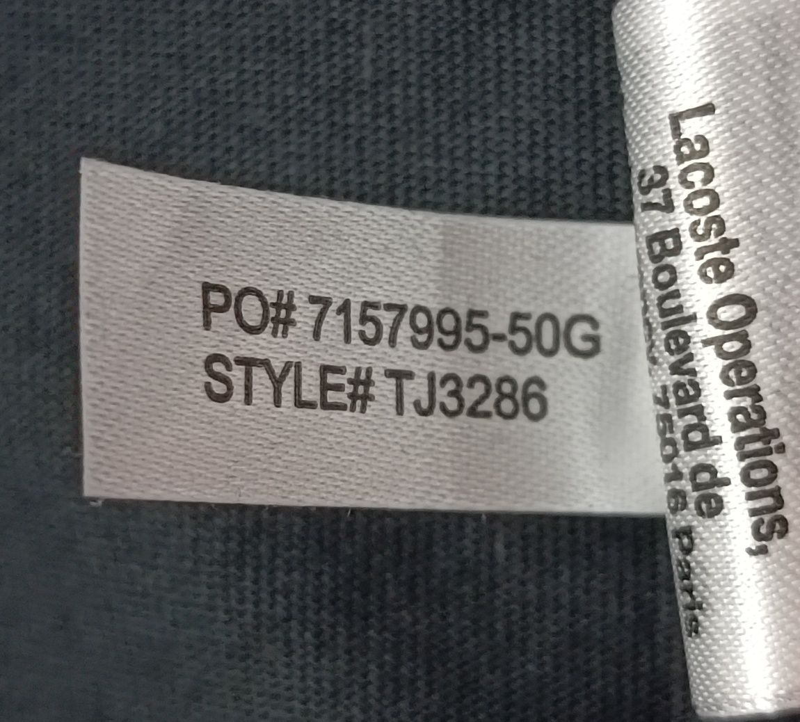 Lacoste Logo T-Shirt оригинална тениска ръст 140-152см памук фланелка