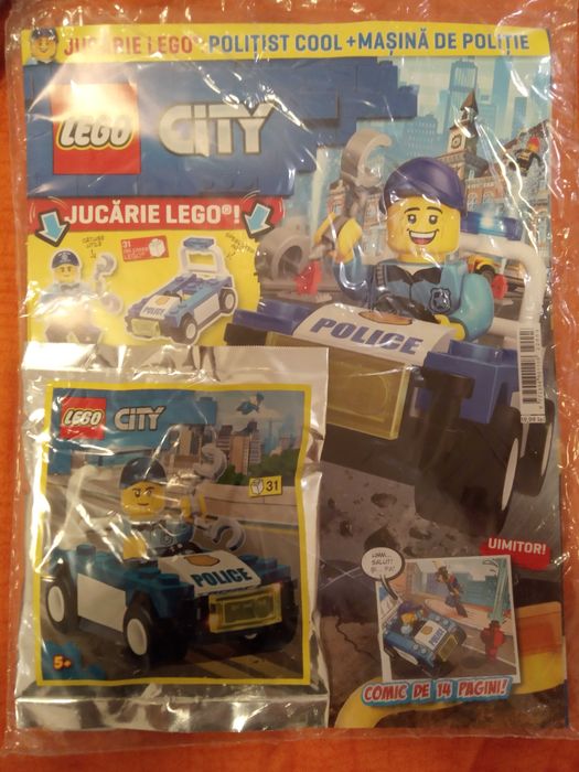Seturi Lego city mici (foil bags) noi, sigilate, cu reviste