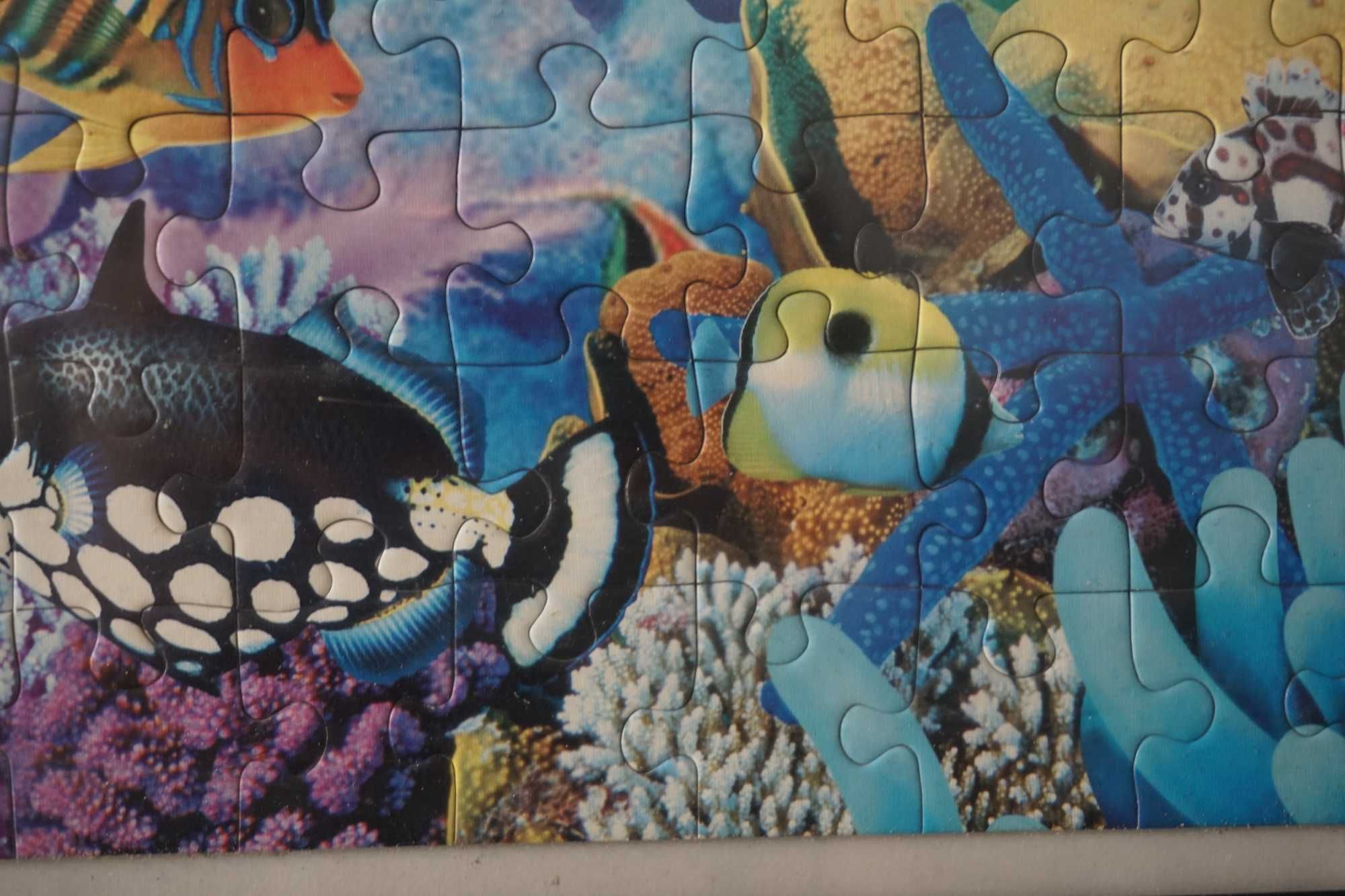 Imagine puzzle cu tematică marină (204 piese, cu cadru)