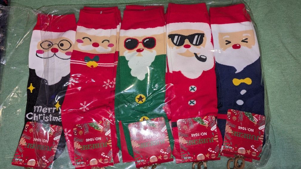 Лукс качество Коледни детски юношески дамски мъжки чорапи памук вълна