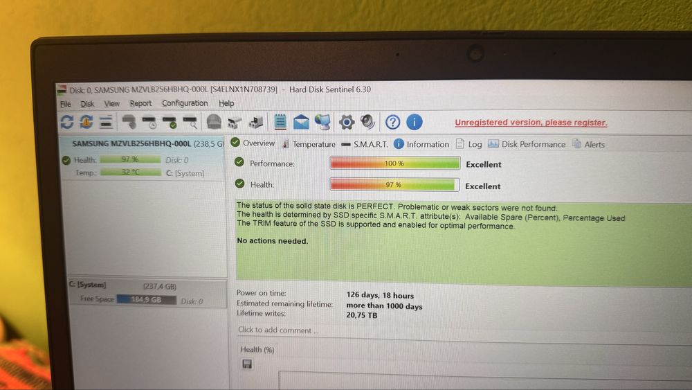 Lenovo Thinkpad T14 Gen 1, core I5-10310U, 16 GB RAM, 256 SSD NVME