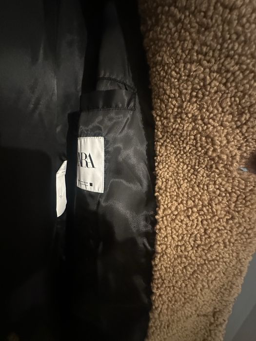 Haina de blana lunga artificiala Zara noua