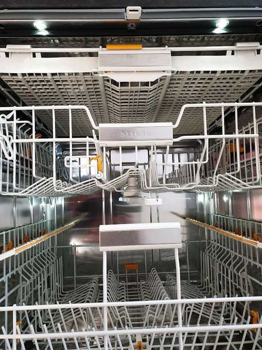 LED - Wi-Fi - Чернo Miele Auto Open Съдомиялна - Частично Вграждане