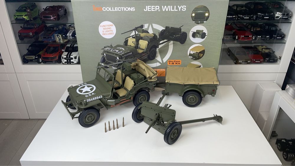Macheta 1:8 - Jeep Willys - IXO Collections