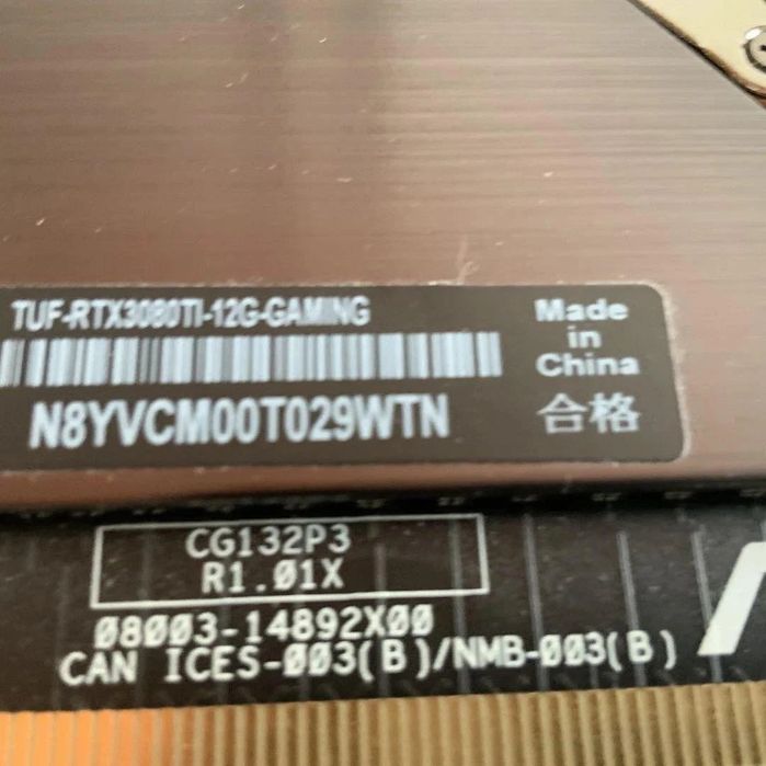 Asus Tuf Gaming GEFORCE RTX 3080Ti 12GB