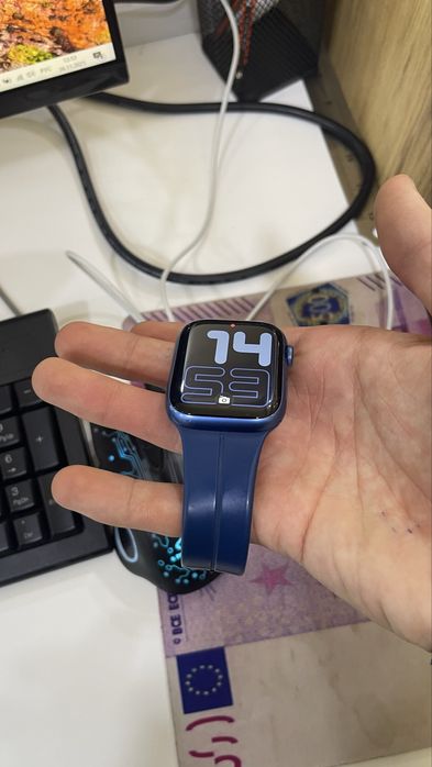 Apple watch 7  45 mm 86% кар дак зарядка