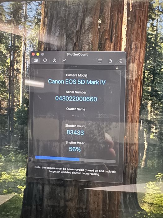 Canon 5D IV - 84k cadre