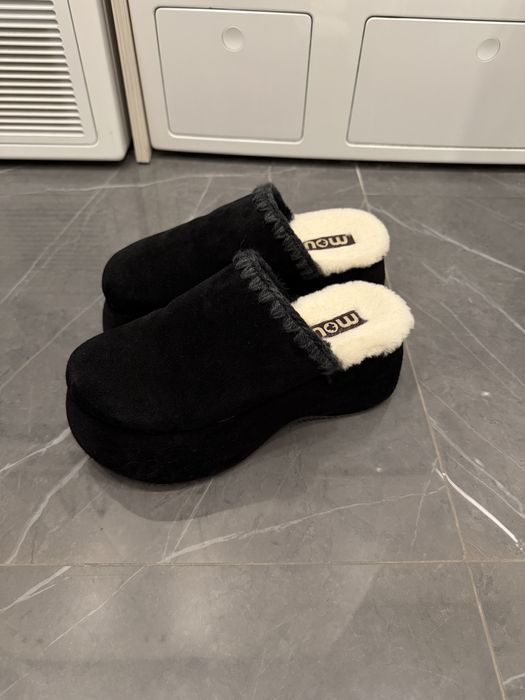 Итальянские зимние сабо в идеальном состоянии