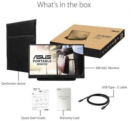 Продам внешний портативный монитор 15.6" ASUS ZenScreen MB166C