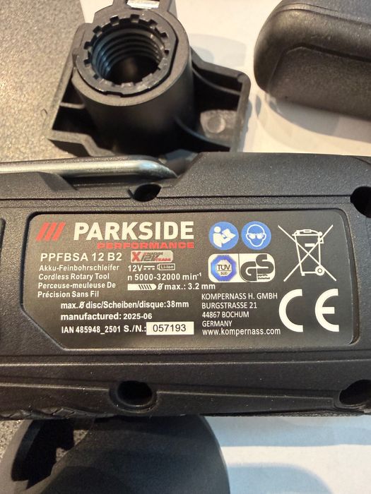 Freza de gaurit si slefuit fin Parkside 5 ani garantie