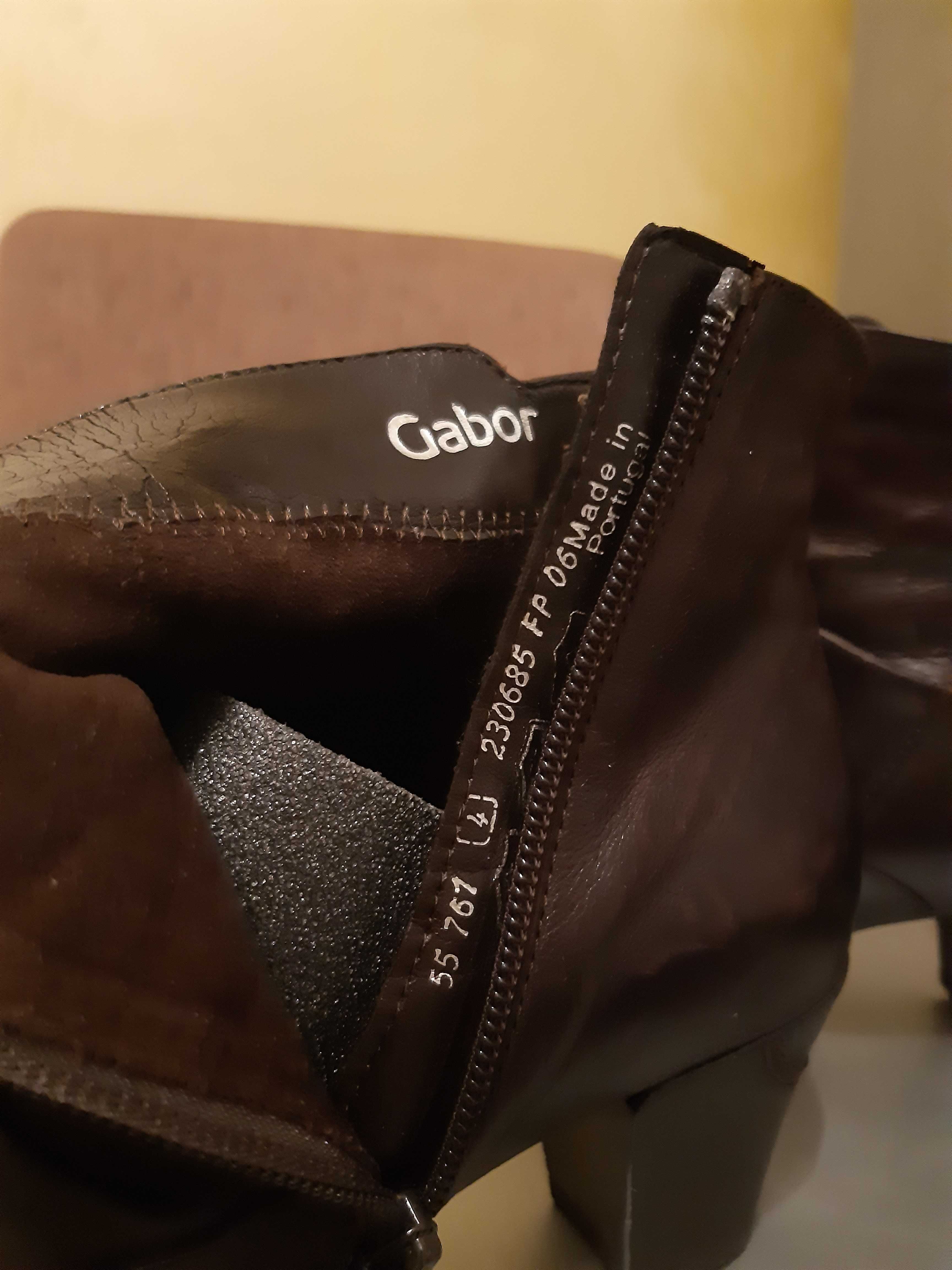 Ghetute dama marca Gabor, m 36, purtate o data, piele naturala moale