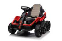 UTV electric pentru 2 copii Kinderauto MoonRider 6x6 180W 24V, Rosu