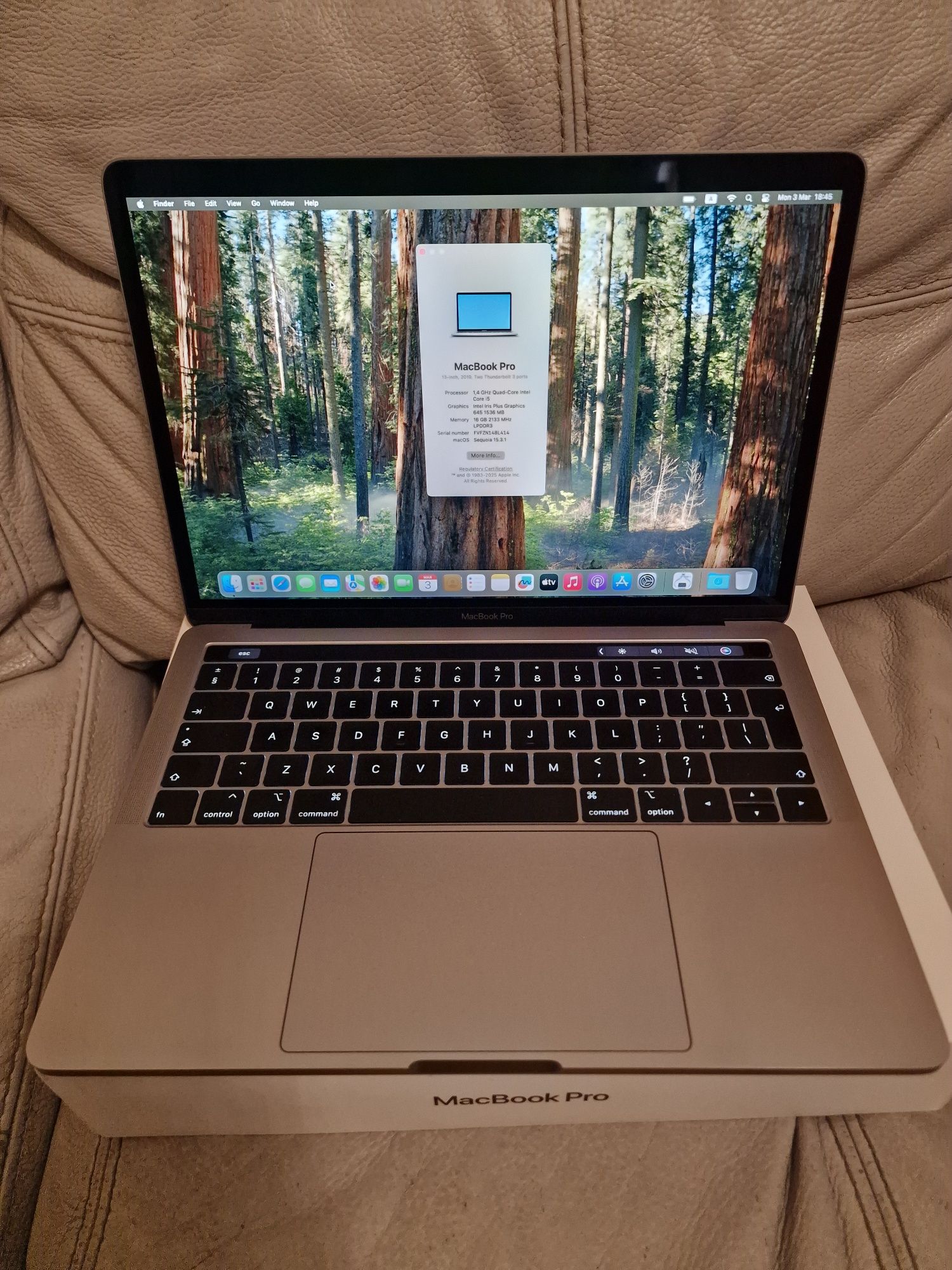 Apple Macbook Pro 13 A2159 2019 i5 16/256