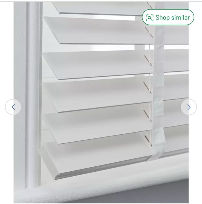 Jaluzea  venețiena din lemn, culoarea alb Habitat - 120 cm