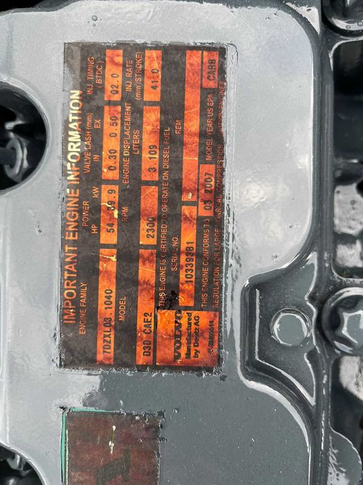 Motor Volvo D3D (Deutz)