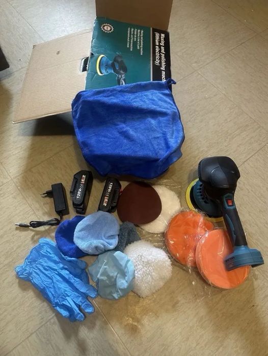 Полираща машина - за автомобил! 150 мм шлифовъчен диск