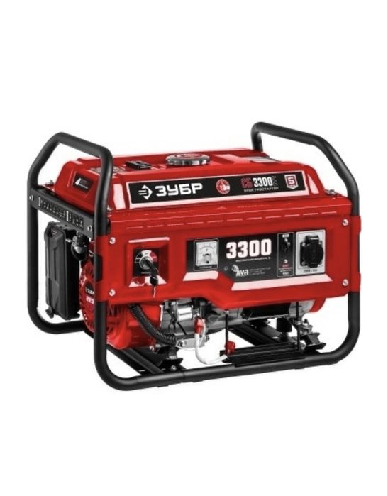 Электростанция бензиновая ЗУБР 3 кВт 1 (220 В), СБ-3300Е
